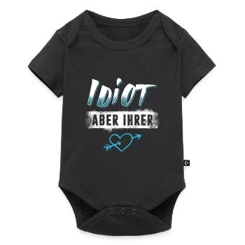 Idiot Aber Ihrer Valentinstag Partnerlook - Baby Premium Kurzarmbody - Schwarz - Vorne