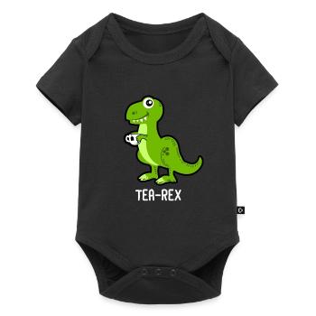 Tea-Rex Dinosaure Dino - Body à manches courtes Premium Bébé - noir - Devant