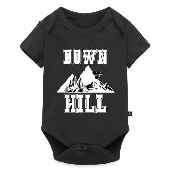 Down Hill Bike - Baby Premium short-sleeve bodysuit - black - Front