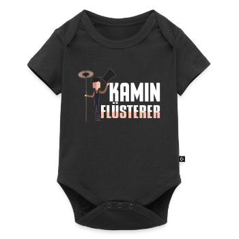 Schornsteinfeger - Kamin Flüsterer - Baby Premium Kurzarmbody - Schwarz - Vorne