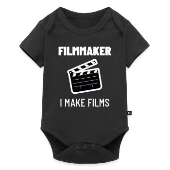 Cinéaste Vidéaste Cinéaste Cinéma TV Cadeau - Body à manches courtes Premium Bébé - noir - Devant