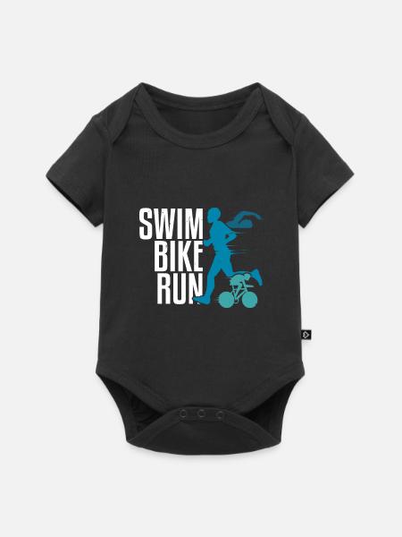 Triathlon - Baby Premium short-sleeve bodysuit - black