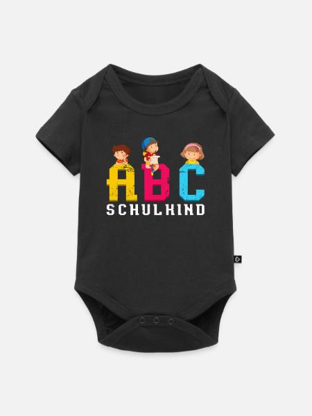 Schüler Schule - Baby Premium Kurzarmbody - Schwarz