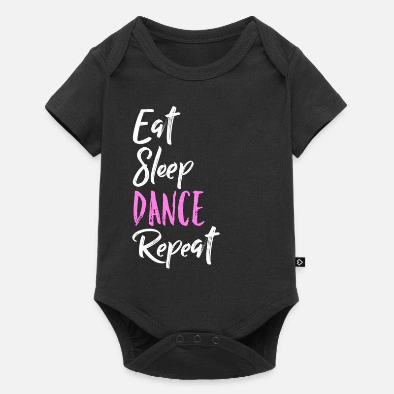Eat Sleep Dance Repeat - Baby Premium Kurzarmbody - Schwarz