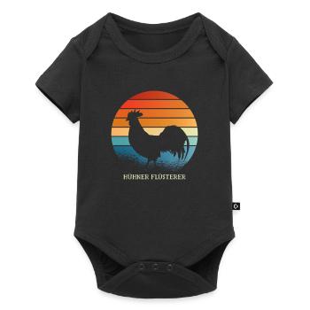 Chicken Whisperer Funny Farmer Farmer Chicken - Baby Premium short-sleeve bodysuit - black - Front