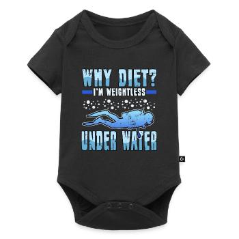 Drôle de plongée sous-marine Plongée sous-marine Cadeau Geek - Body à manches courtes Premium Bébé - noir - Devant