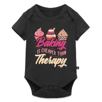 cuire - Body à manches courtes Premium Bébé - noir - Devant