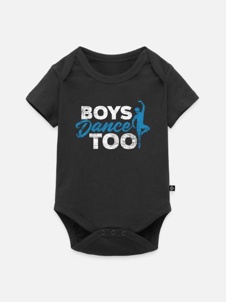 Ballett Junge - Baby Premium Kurzarmbody - Schwarz