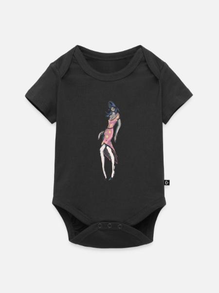Modedesigner - Baby Premium Kurzarmbody - Schwarz