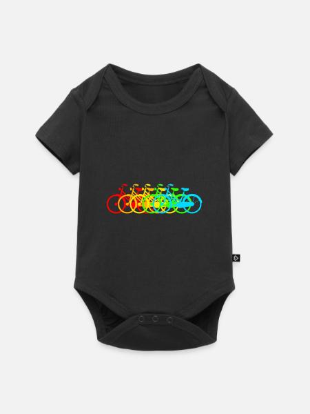 Fahrrad - Baby Premium Kurzarmbody - Schwarz