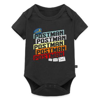 Post postman post saying letter postman gift - Baby Premium short-sleeve bodysuit - black - Front