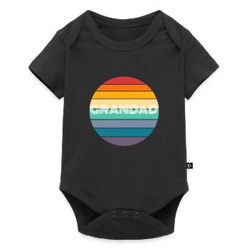 Rainbow GRANDAD Shirt, Retro GRANDAD, GRANDAD - Baby Premium short-sleeve bodysuit - black - Front
