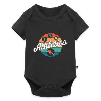 Athletics - Baby Premium short-sleeve bodysuit - black - Front