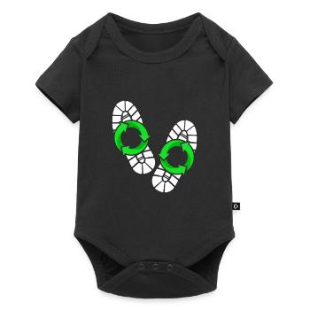 Ecological Footprint - Baby Premium short-sleeve bodysuit - black - Front