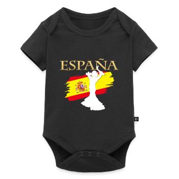 Espagne - Body à manches courtes Premium Bébé - noir - Devant