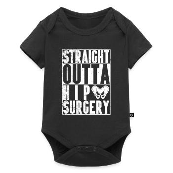Opération de chirurgie de la hanche Chirurgie de la hanche droite - Body à manches courtes Premium Bébé - noir - Devant