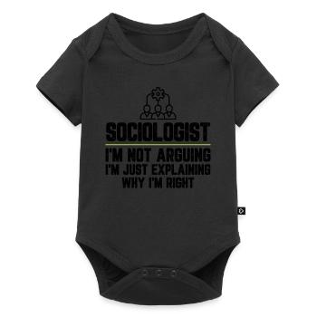 Sociologist I'm Not Arguing I'm Just Explaining - Baby Premium short-sleeve bodysuit - black - Front