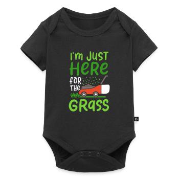 Lawn Mower - Baby Premium short-sleeve bodysuit - black - Front