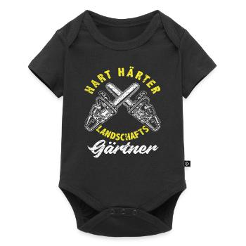 Gärtner Landschaftsgärtner - Baby Premium Kurzarmbody - Schwarz - Vorne