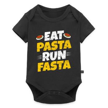 Pâtes - Body à manches courtes Premium Bébé - noir - Devant