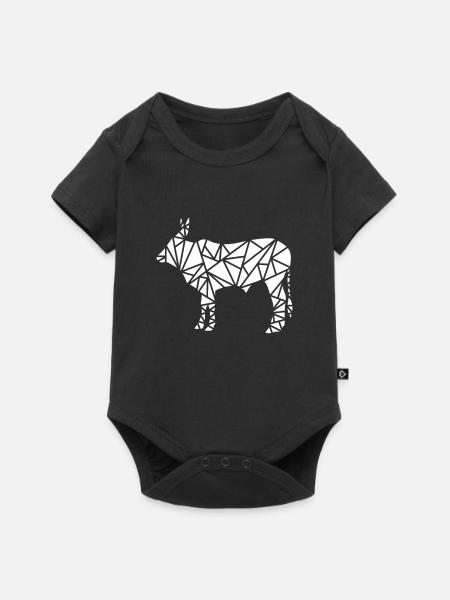 Ochse - Baby Premium Kurzarmbody - Schwarz