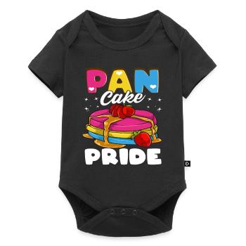 Pansexual Pan Cake Pun Pansexual Parody - Baby Premium short-sleeve bodysuit - black - Front