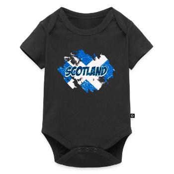 Scotland Flag Scottish Coat of Arms Scots - Baby Premium short-sleeve bodysuit - black - Front