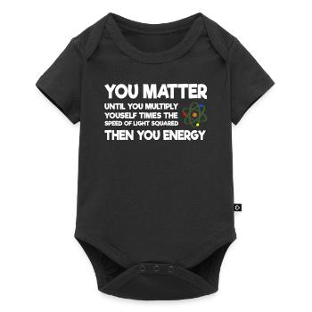 You Matter Science Atom Physics - Body à manches courtes Premium Bébé - noir - Devant