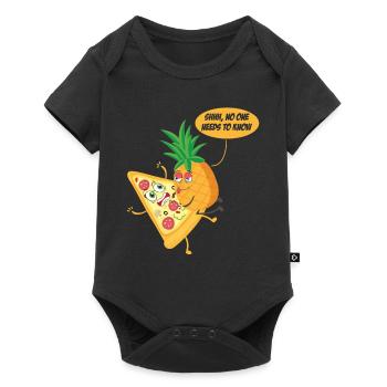 No One Needs To Know Pineapple Pizza Pineapple On - Baby Premium short-sleeve bodysuit - black - Front