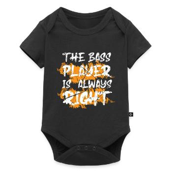 Bass Guitar Bassist Player EADG Bassists - Baby Premium short-sleeve bodysuit - black - Front