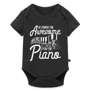 Piano - Body à manches courtes Premium Bébé - noir - Devant