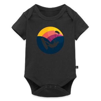 Kite Kiteboarding Kitesurfer Kiteboarding Gift - Body à manches courtes Premium Bébé - noir - Devant