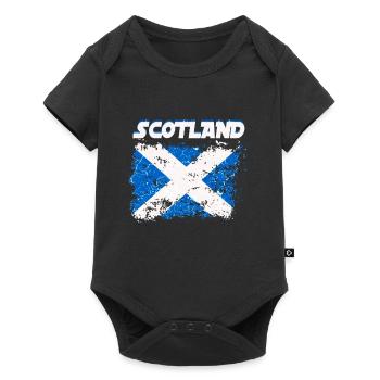Scotland Flag Scottish Coat of Arms Scottish - Baby Premium short-sleeve bodysuit - black - Front