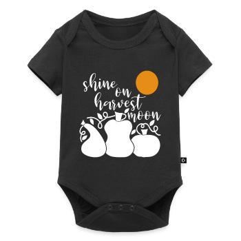 Shine on harvest moon - Body à manches courtes Premium Bébé - noir - Devant