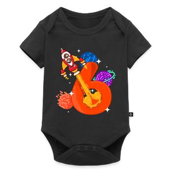Children 6th birthday 6 years old to - Baby Premium short-sleeve bodysuit - black - Front