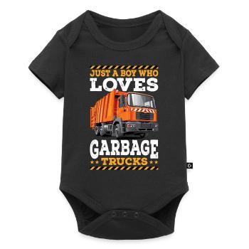 Garbage collection garbage truck garbage man saying gift - Baby Premium short-sleeve bodysuit - black - Front