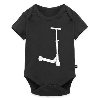 Roller - Baby Premium Kurzarmbody - Schwarz - Vorne