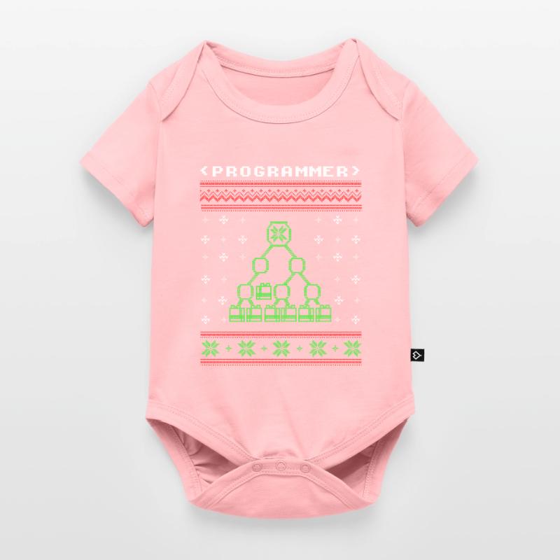Programmierer Computer hässliche Weihnachtspullover Geschenk Baby Premium Kurzarmbody