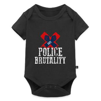 Anti Police Brutality Justice Police Violence Gift - Baby Premium short-sleeve bodysuit - black - Front