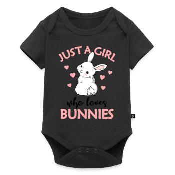 Hare - Baby Premium short-sleeve bodysuit - black - Front