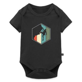 Montée - Body à manches courtes Premium Bébé - noir - Devant