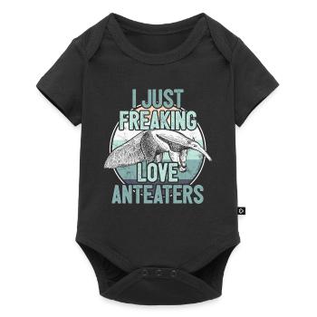 ant-eater - Baby Premium short-sleeve bodysuit - black - Front