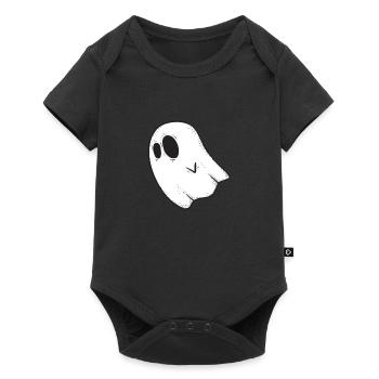 Halloween ghost ghost - Baby Premium short-sleeve bodysuit - black - Front