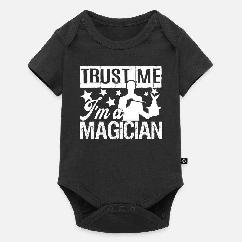 Magicien Faites-moi confiance, je suis un magicien - Body à manches courtes Premium Bébé - noir
