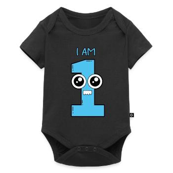 Je suis 1 - cadeau d'anniversaire bébé enfant - Body à manches courtes Premium Bébé - noir - Devant