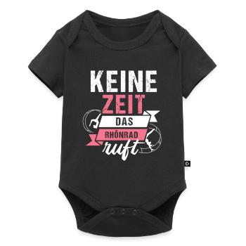Rhönrad Turnen Design für eine Rhönrad Turner - Baby Premium Kurzarmbody - Schwarz - Vorne