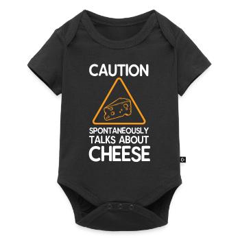 fromage - Body à manches courtes Premium Bébé - noir - Devant