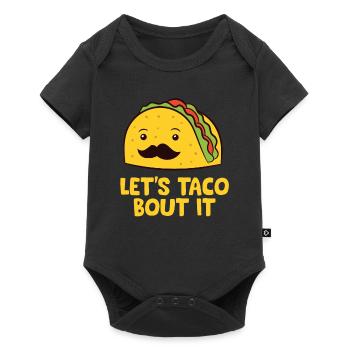 Laissez-nous Taco Bout It Tacos Mexicains - Body à manches courtes Premium Bébé - noir - Devant
