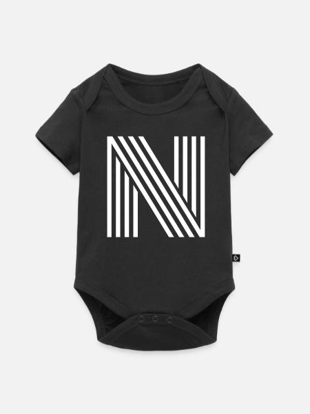 n - Baby Premium Kurzarmbody - Schwarz
