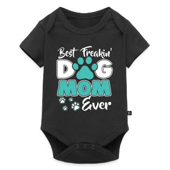 Dog Mom - Dog Mom - Freakin Dog Mom - Baby Premium short-sleeve bodysuit - black - Front